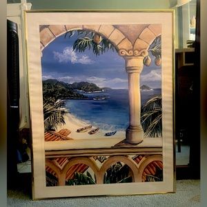 Painting on the water side.